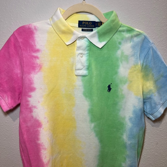 Polo Ralph Lauren Men's Tie Dye Polo Shirt Size S - Picture 10 of 12